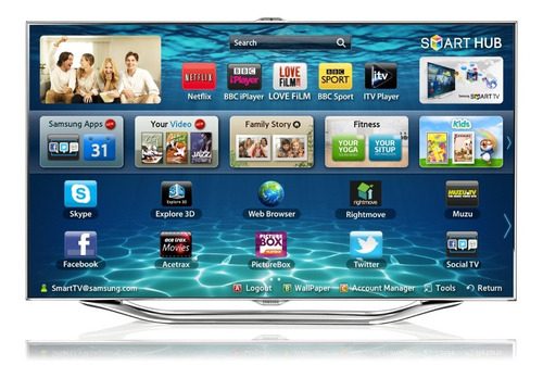 Televisores Slim Led Samsung Smart Tv 3d Es8000 46 Pulgadas