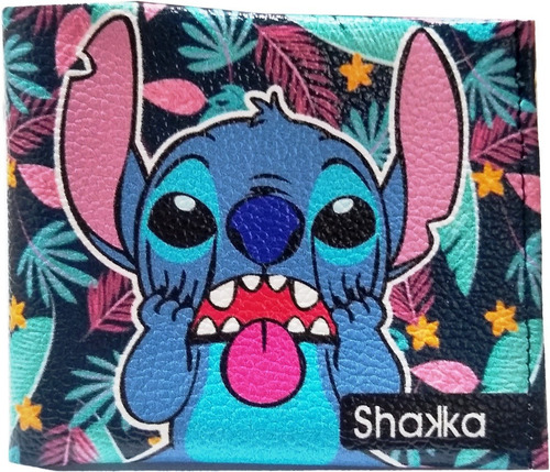 Imagen 1 de 5 de Billetera Shakka Disney Stitch Muy Lejano