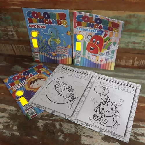 Kit 50 Desenhos Grande P/ Colorir Primeira Infância Infantil - Infinity  Brinquedos - Kit de Colorir - Magazine Luiza