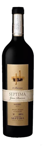 Vinho Septima Gran Reserva Malbec Safra 2017