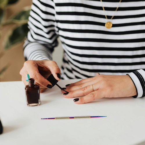 5 Peças De Ferramenta De Pontilhar Para Unhas E Manicure: Ca