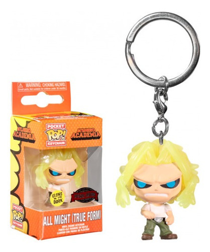 Imagen 1 de 1 de All Might My Hero Academy Gitd - Funko Keychan Original