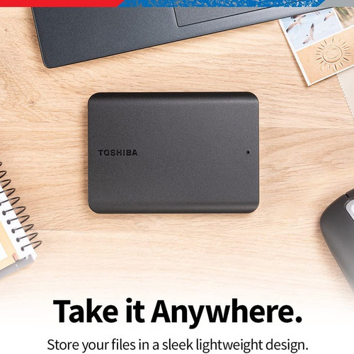Imagen 5 de 6 de Disco Duro Externo Toshiba 1tb Canvio Basics Usb 3.0