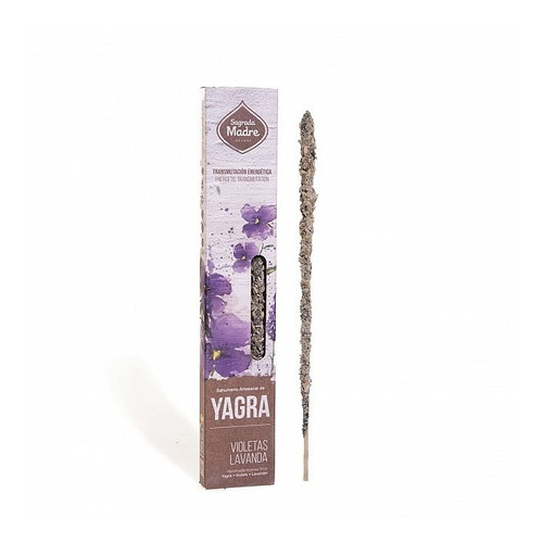 Sahumerios Sagrada Madre Linea Yagra Aroma Violetas Lavanda