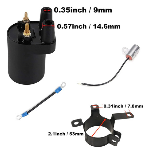 Bobina De Encendido Compatible Con Puntos Onan Bf B43 B48 Nh