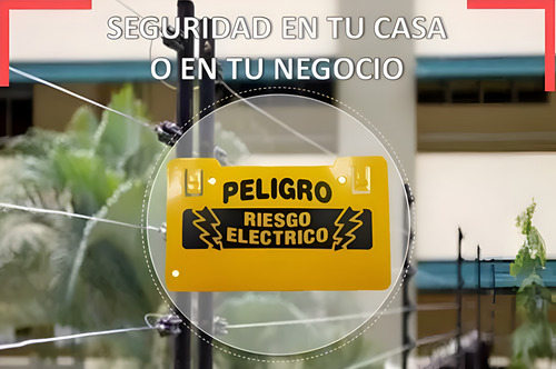 Alarma Cerco Eléctrico Amarillo - 2 Unidades De Peligro