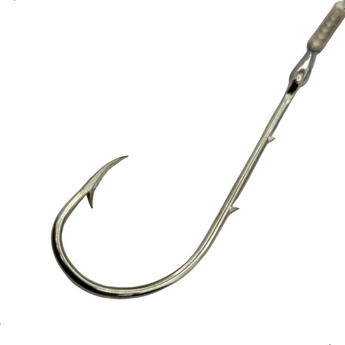 Kit 10 Peças Anzol 4330 N°11/0 Encastoado Flex Com Girador