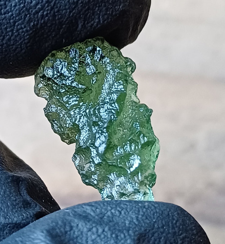 Moldavita Auténtica Piedra De Alta Vibración Arboldivine 20 Verde Musgo