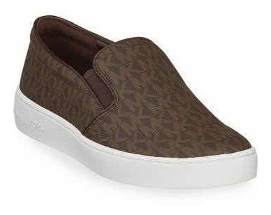 Sapato Slip On Michael Kors Monograma Marrom 9 Usa 38/38,5br | Mercado Livre