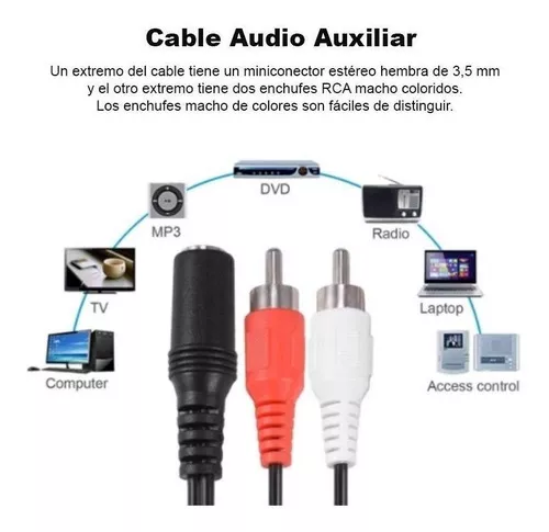 Tercera imagen para búsqueda de cable rca