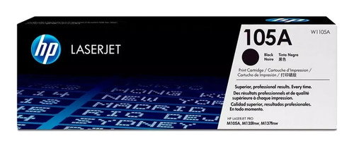 Toner Hp 105a Negro Original 107w 135w W1105a 107a Mfp 135a