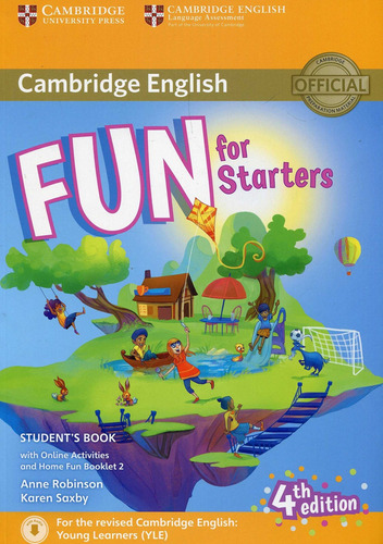 Fun For Starters 4ed Sb/home Fun Booklet &amp;online Act  -