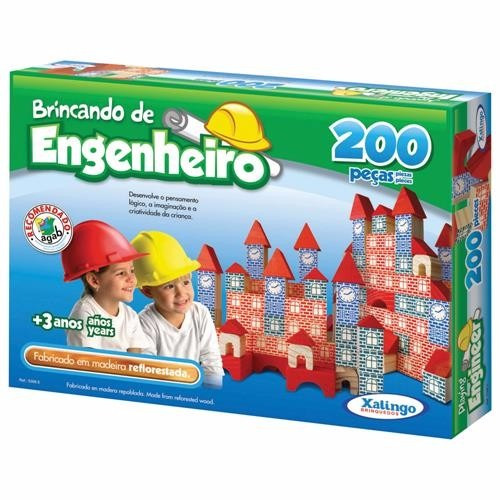 Brincando De Engenheiro Xalingo 53065 - 200 Peças