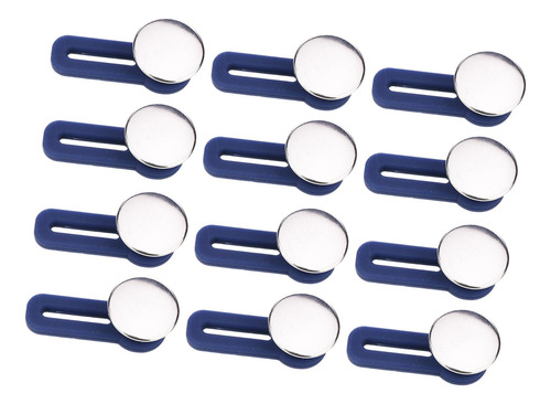 3 X 12 Pçs Extensor De Cintura Extensor De Botão De Prata
