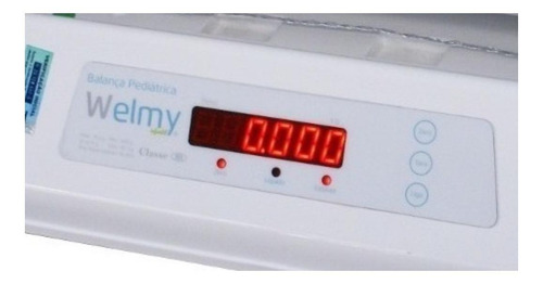 Imagem 2 de 2 de Balança corporal digital pediátrica Welmy 109E Polipropileno 15Kg, até 15 kg