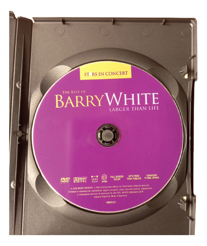 2 Dvds The Best Of Barry White Y Pavarotti /leer Descripción