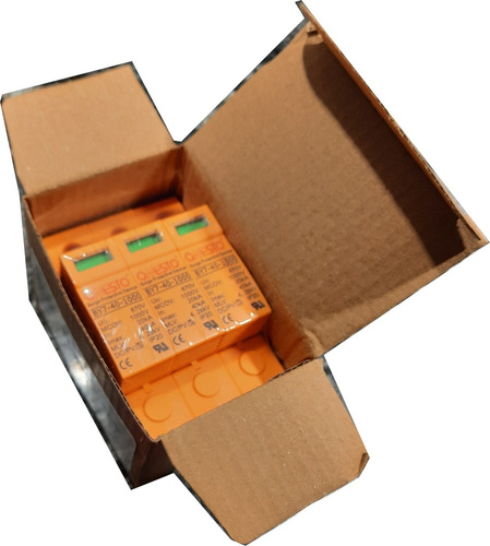 Imagen 2 de 4 de Protector Descargas Dc 3 Polos 1000v 40ka Marca Onesto