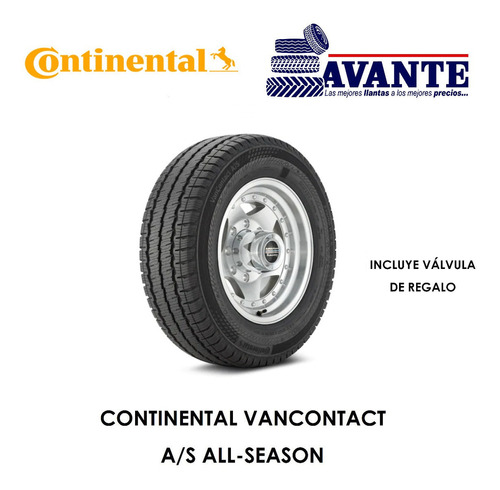 Llanta 285/65r16 Continental Vancontact A/s 131r 10c Índice De Velocidad R