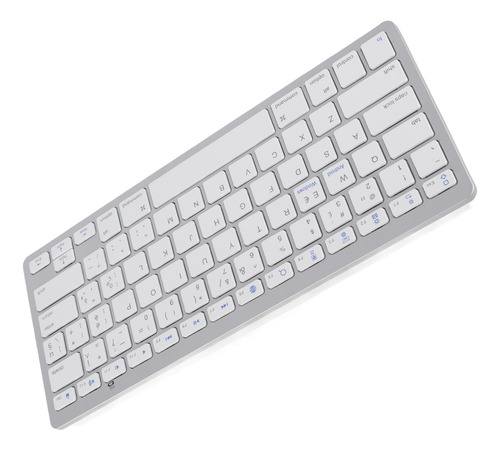 Teclado Inalámbrico Ultradelgado Portátil Compacto Bilingüe