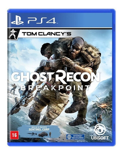 Jogo Midia Fisica Tom Clancys Ghostrecon Breakpoint Para Ps4