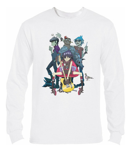 Polera Ml Gorillaz Pig Rock Abominatron