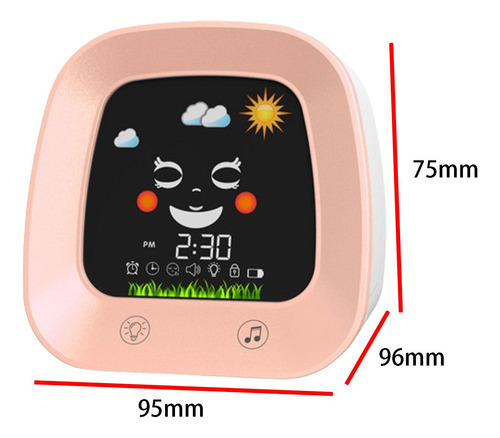 Reloj Digital Para Fiesta, Sala De Estar, Brillo Ajustable,