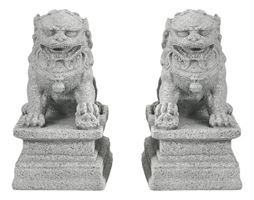 Uoienrt Asian Fu Foo Dogs Par De Dos Leones Guardianes, Deco