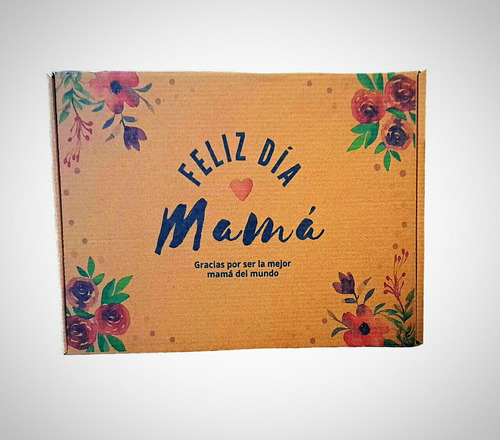 Caja De Carton Para Sorpresas O Desayunos, Madre Mama