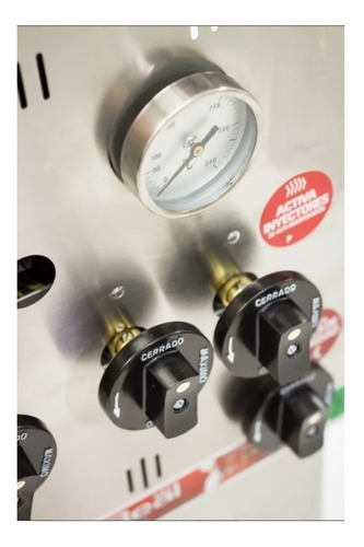 Imagen 3 de 3 de Freidora industrial Sol Real Triple Inyección 043 10L acero inoxidable 220V