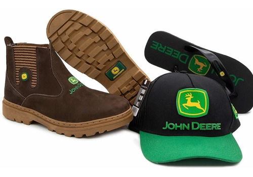 Botas John Deere Kit! En Cuero Marrón