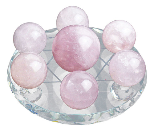 Set De Cristales Metafísico Wicca Pagan Reiki Cuarzo Rosa
