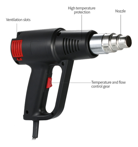 Calentador De Aire, Pistola Sopladora De Calor De Alta Calid
