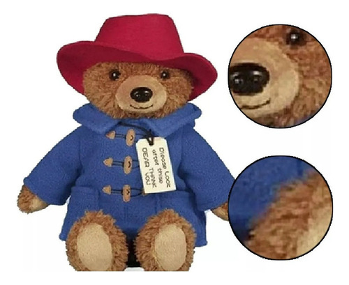 / Mini Oso Paddington De 29 Cm, Muñeco De Peluche Lindo