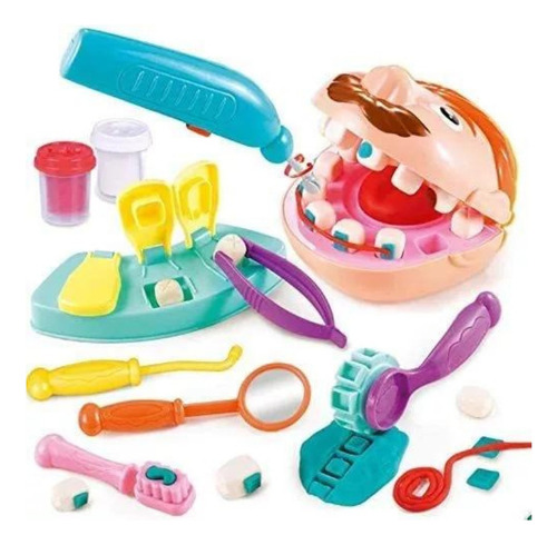 Juego Dentista De Plasticina Para Niños Juguete Didáctico