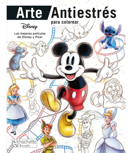 Libro Las Mejores Películas Disney / Pixar, Arte Antiestrés