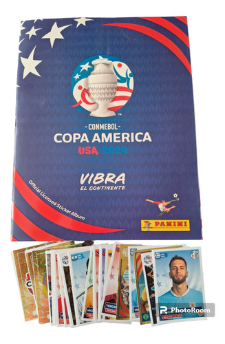 Album Copa America Usa 2024 Panini + 200 Figuritas Distintas
