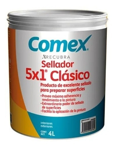 Sellador Comex 5x1 Protección Preparación De Superficies