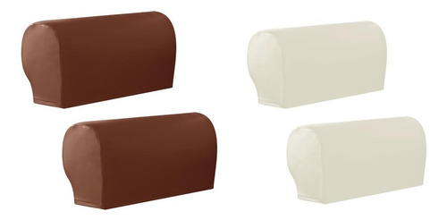 4 Uds Sofá Elástico Sillón Reposabrazos Cubre Muebles