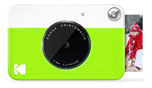 Kodak Printomatic Camara Instantanea - Impresora Portátil Color Verde