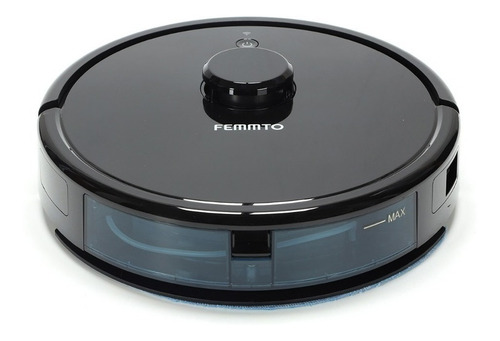 Imagen 7 de 8 de Aspiradora Trapeadora Robot Femmto Con Laser Inteligente Negro Mopa Rvc000006 Limpieza Programada Por Zona De Tu Hogar Wifi App Carga Automatica Cubrimiento De Area 350m2 Repuestos Apto Para Mascota