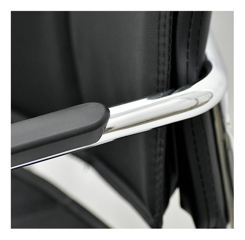 Silla De Visita Oficina Premium Black Fx