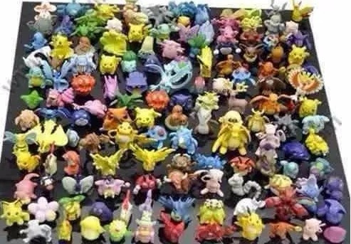 Set De 78 Figuras Coleccionables Pokemon