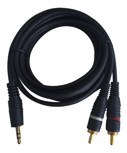 Cable De Audio Plug 3.5mm A Rca Mod:9180 - 1.8mt Audio Hifi