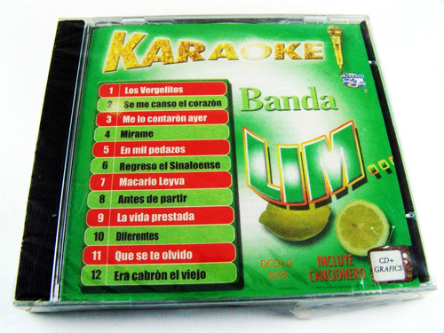 Banda Limon Cd Karaoke Cd + Grafics Nuevo Sellado 2007