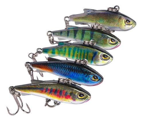 5 Piezas De Señuelos De Pesca Cebos Duros, Señuelos De Pesca