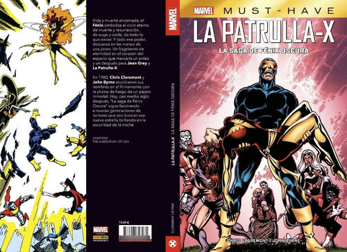 La Patrulla-x: La Saga De Fénix Oscura, De Chris Claremont, John Byrne. Editorial Panini Comics, Tapa Dura En Español, 2022