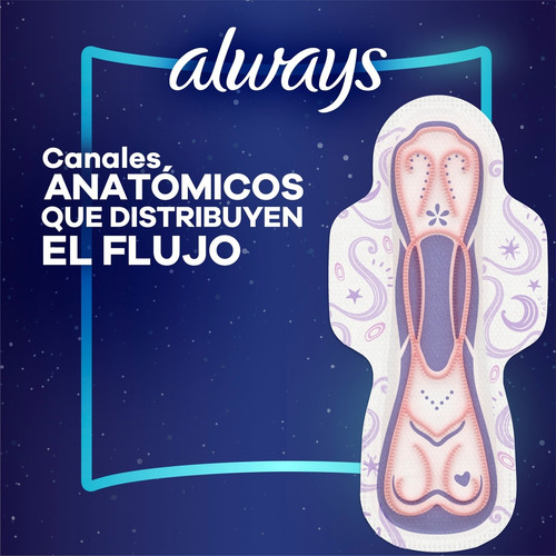 Toallas Femeninas Always Suave Nocturna, 30 Unidades