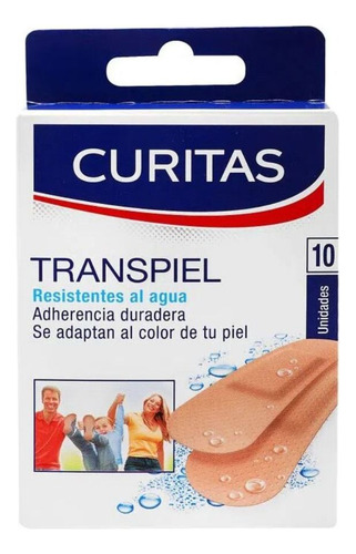 Curitas Transparentes Caja Con 10 Piezas