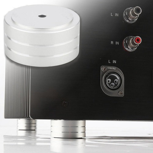 4 Pies De Altavoz De Aluminio Almohadilla De Pie De