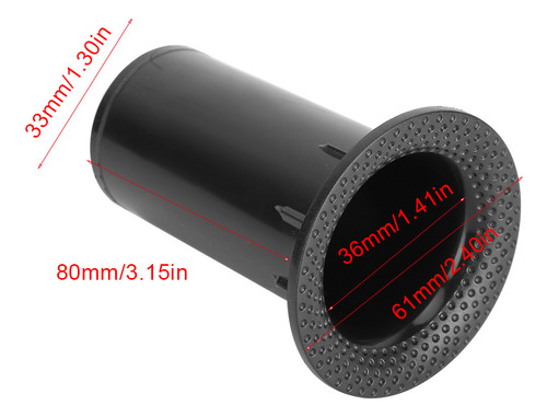 Tubo Inversor De Altavoz De Woofer De 4 Piezas Con Abertura